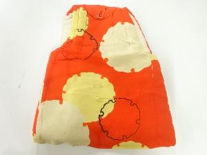 アンティーク　錦紗雪輪模様被布